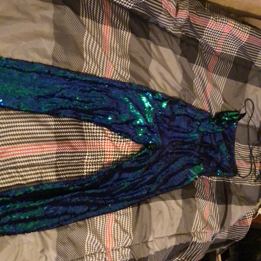 Sequins jump suit